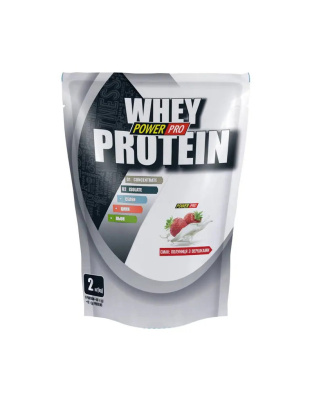 Power Pro Whey Protein (2 kg, полуниця з вершками)