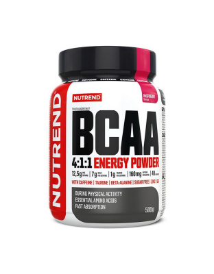 Nutrend BCAA 4:1:1 Energy Powder (500 g, raspberry)