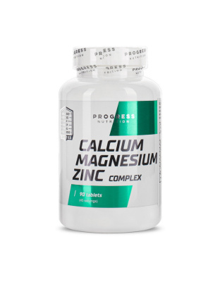 Progress Nutrition Calcium Magnesium Zinc Complex (90 tab)