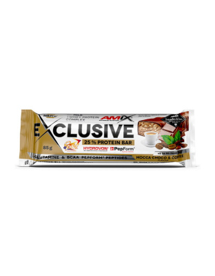 AMIX Exclusive Protein Bar 25% (85 g, mocca choco & coffee)