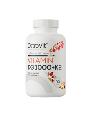 OstroVit Vitamin D3 1000 + K2 (90 tabs)