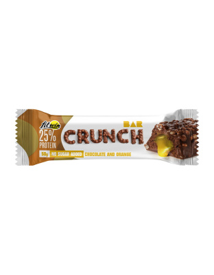FitWin Crunch Bar No Sugar Added (50 g, chocolate and orange)
