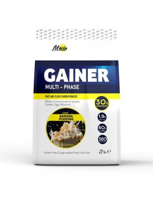 FitWin Gainer Multi-Phase (1,5 kg, banana pudding)