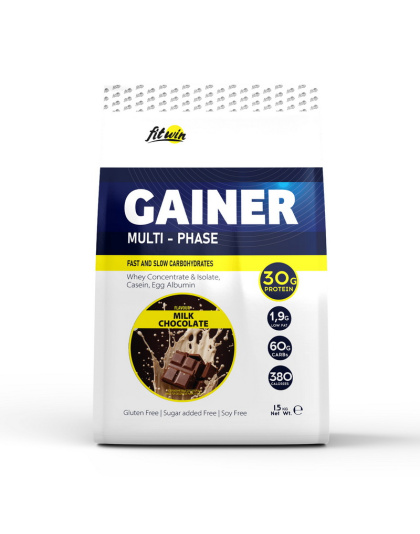 FitWin Gainer Multi-Phase (1,5 kg, milk chocolate)