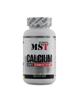 MST Calcium Citrate Vitamin D3 + K2MK7 (60 tab)
