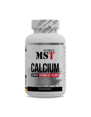 MST Calcium Citrate + Vitamin D3 + K2 MK7 (120 tab)