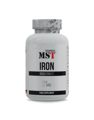 MST Iron Bisglycinate 21 mg (120 caps)