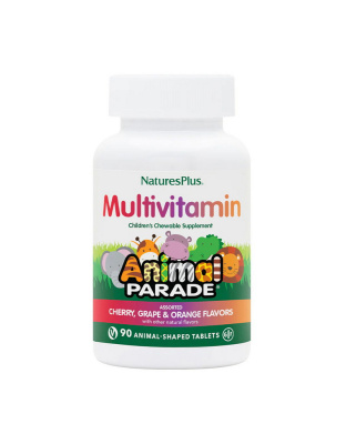 Natures Plus Animal Parade Children's Multi-vitamin (90 animal-shaped tabs, cherry, grape & orange)