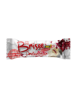 Power Pro Brisee Protein Bar 25% sugar free (55 g, strawberry)