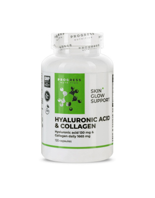 Progress Nutrition Hyaluronic Acid & Collagen (120 caps)