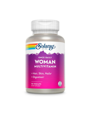 Solaray Once Daily Woman Multivitamin (90 veg caps)
