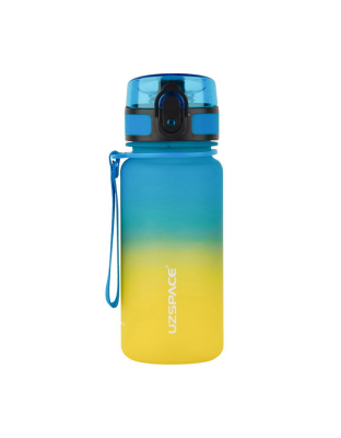 UZSPACE Uzspace Frosted Gradient Waterbottle 3034 (350 ml, blue/yellow)
