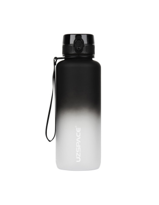 UZSPACE Uzspace Frosted Gradient Waterbottle 3056 (1,5 L, black/white)