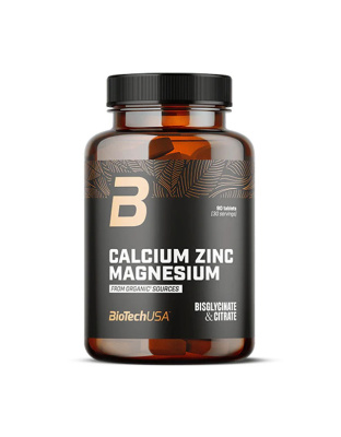 BioTech Calcium Zinc Magnesium Organic (90 tabs)