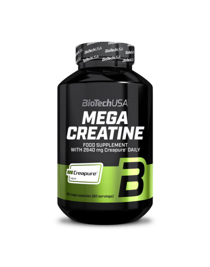 BioTech Mega Creatine Creapure (120 mega caps)