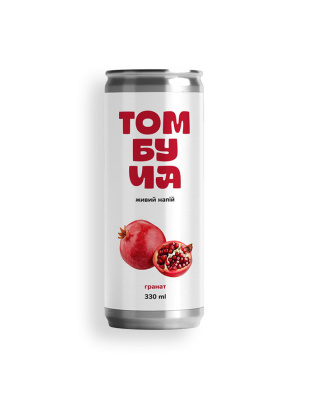 TOM peanut butter Томбуча (330 ml, гранат)