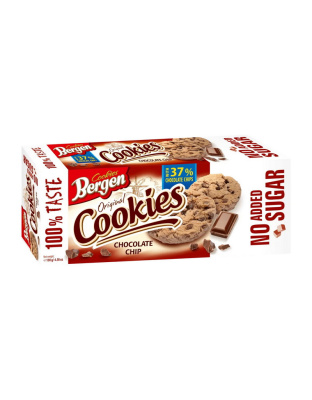 Bergen Original Cookies (130 g, chocolate chip)