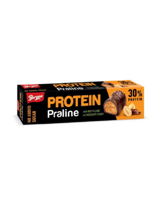 Bergen Protein Praline (50 g, nut filling in chocolate cover)