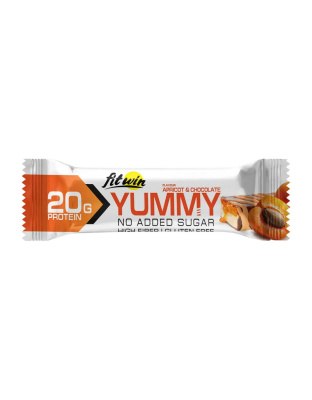 FitWin Yummy Bar No Sugar Added (55 g, apricot & chocolate)