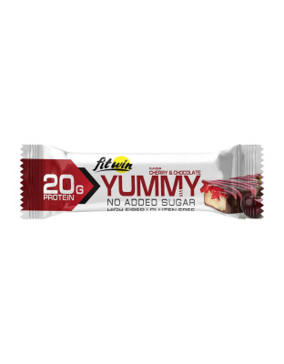FitWin Yummy Bar No Sugar Added (55 g, cherry & chocolate)