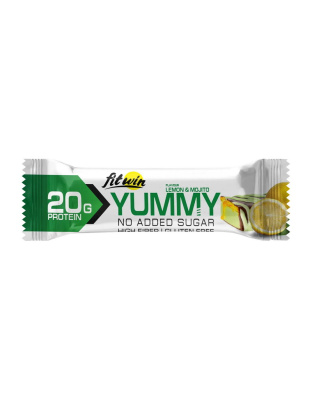 FitWin Yummy Bar No Sugar Added (55 g, lemon & mojito)