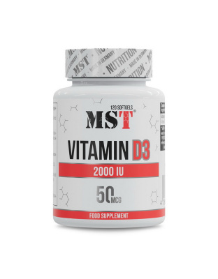MST Vitamin D3 2000 IU (50 mcg) (120 softgels)