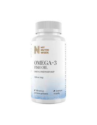 My Nutri Week Omega-3 Fish Oil 1000 mg (180 caps)