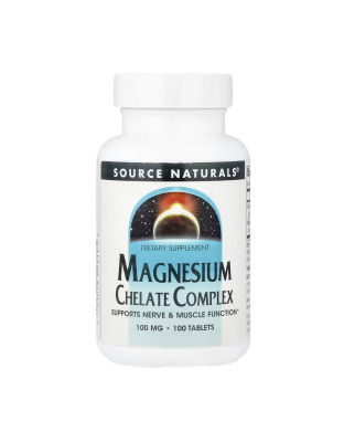 Source Naturals Magnesium Chelate Complex 100 mg (100 tab)