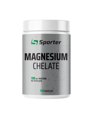 Sporter Magnesium Chelate 100 mg (180 caps)