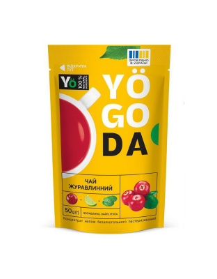 Yogoda Yogoda Tea (50 g, журавлина, лайм, м'ята)