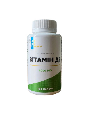 ABU Vitamin D3 4000 IU (120 caps)