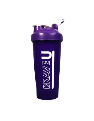 Brave U Shaker With Metal Ball (600 ml, purple)