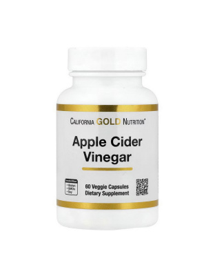California Gold Nutrition Apple Cider Vinegar (60 veg caps)