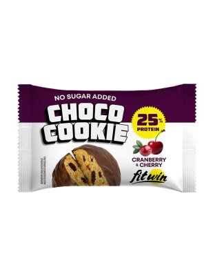 FitWin Choco Cookie (40 g, cranberry & cherry)