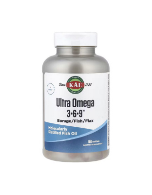 KAL Ultra Omega 3-6-9 (100 sgels)