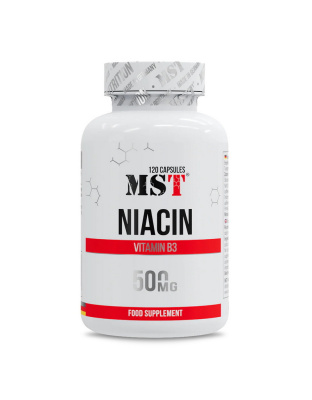 MST Niacin 500 mg (120 caps)