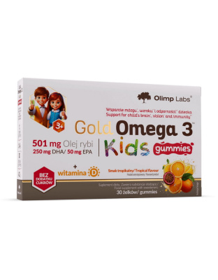OLIMP Gold Omega 3 Kids (30 gummies, tropical)