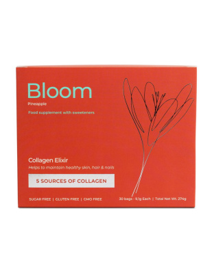 Progress Nutrition Bloom Collagen Elixir (30*9,1 g bags, pineapple)