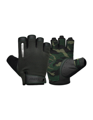 RDX RDX T2 Half Army Gloves Green (M size)