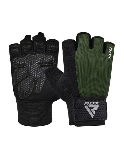 RDX RDX W1 Half Army Plus Gloves Green (S size)