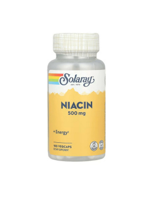 Solaray Niacin 500 mg (100 veg caps)
