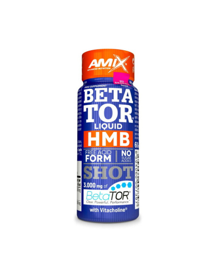 AMIX BetaTor Liquid HMB Shot (60 ml, red berries)