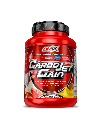 AMIX Carbo Jet Gain (1 kg, strawberry creme)