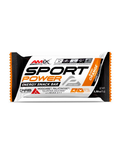 AMIX Sport Power Bar with Caffeine (45 g, blood orange)