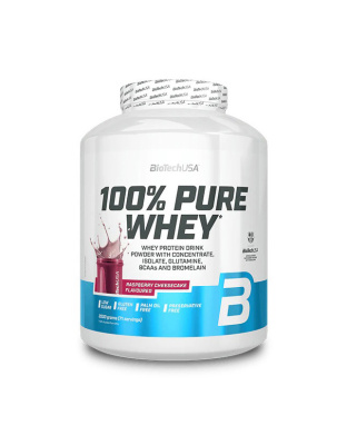 BioTech 100% Pure Whey (2 kg, raspberry cheesecake)