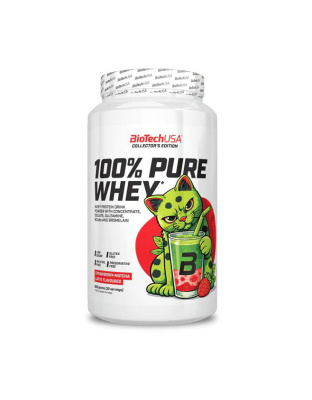 BioTech 100% Pure Whey (900 g, strawberry-matcha latte)