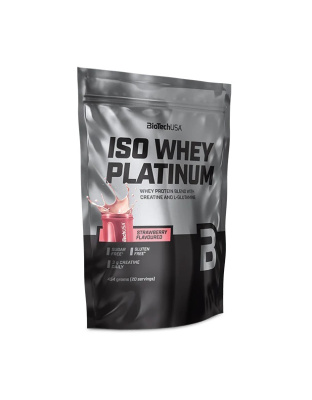 BioTech Iso Whey Platinum (454 g, strawberry)
