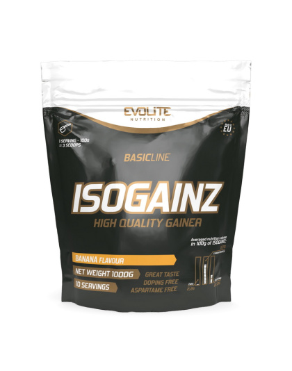 Evolite Nutrition Iso Gainz (порушено цілісність упаковки) (1 kg, coconut)