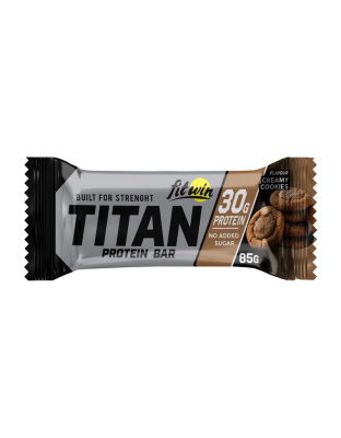 FitWin Titan Protein Bar (85 g, creamy cookies)