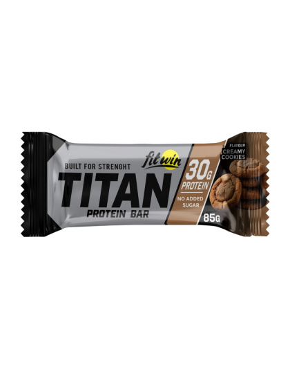 FitWin Titan Protein Bar (85 g, creamy cookies)